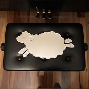 Pottery Barn Kids. Small "baby lamb" mirror. Excellent condition.